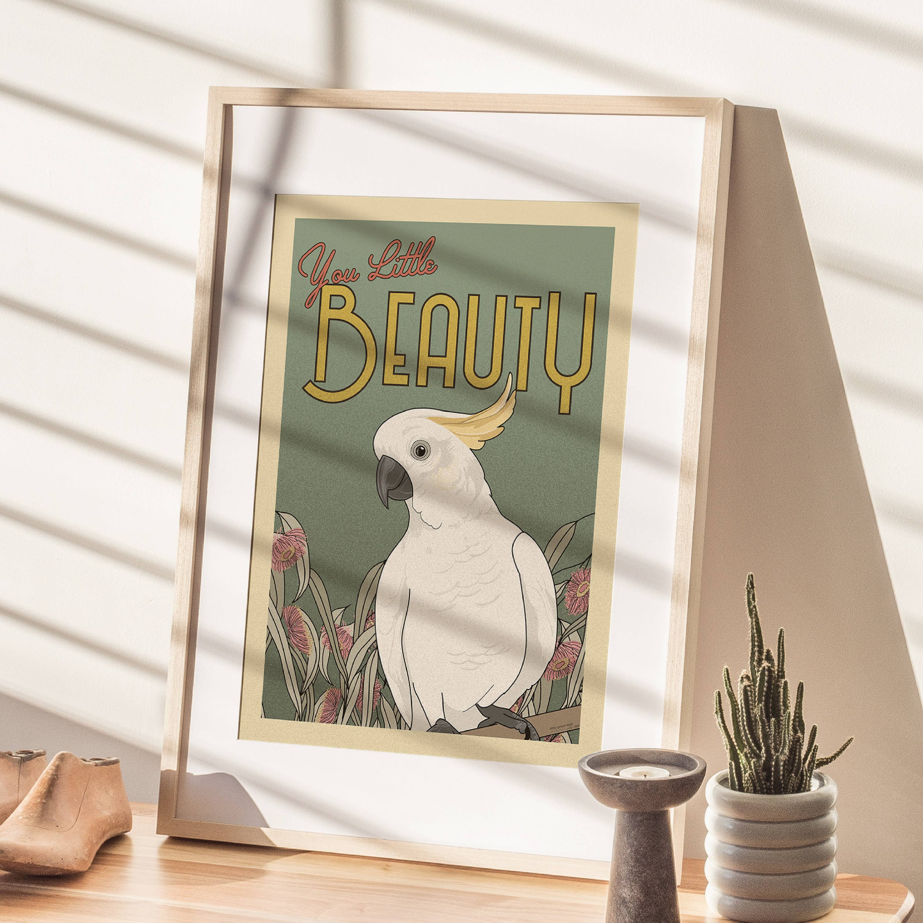 Little Green Mini Creative - Wholesale Poster - Cockatoo Poster | Art Print | Australian Wall Art1