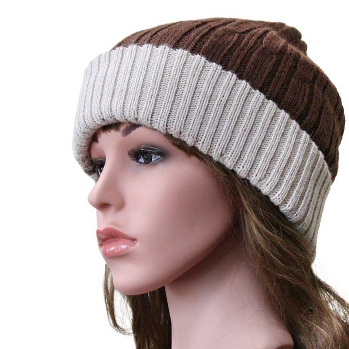 Choice Alpaca Products - Wholesale Beanie - Women's - Reversible Cabled 100% Alpaca Knit Hat5