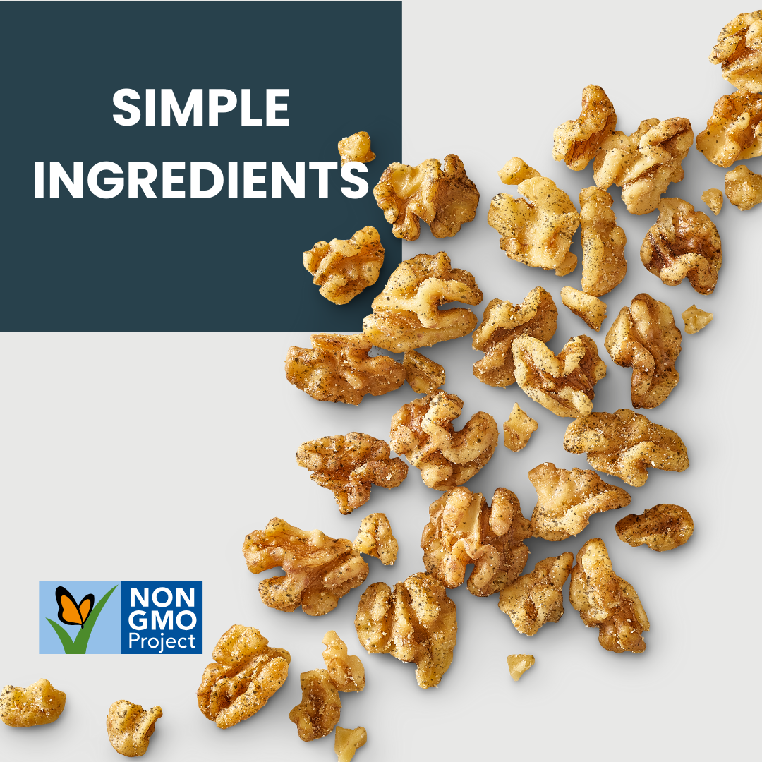 Purely Sprouted - Wholesale Nuts - Black Pepper & Sea Salt Sprouted Walnuts1