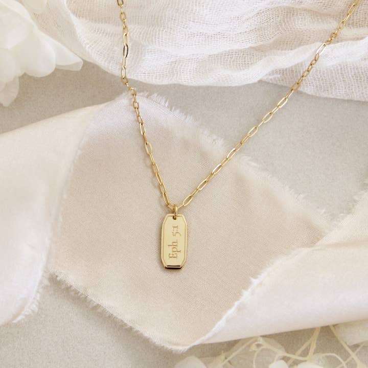 LoveStory Collection - Wholesale Pendant/Charm Necklace - Beloved Necklace, Ephesians 5:1
