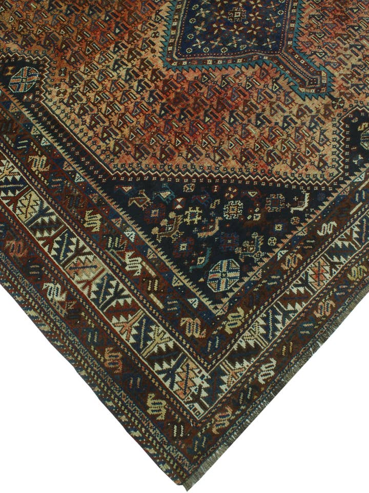 Semi Antique Arnulfo Rust/Ivory Rug, 6'9" x 9'7" for wholesale by Noori Rug