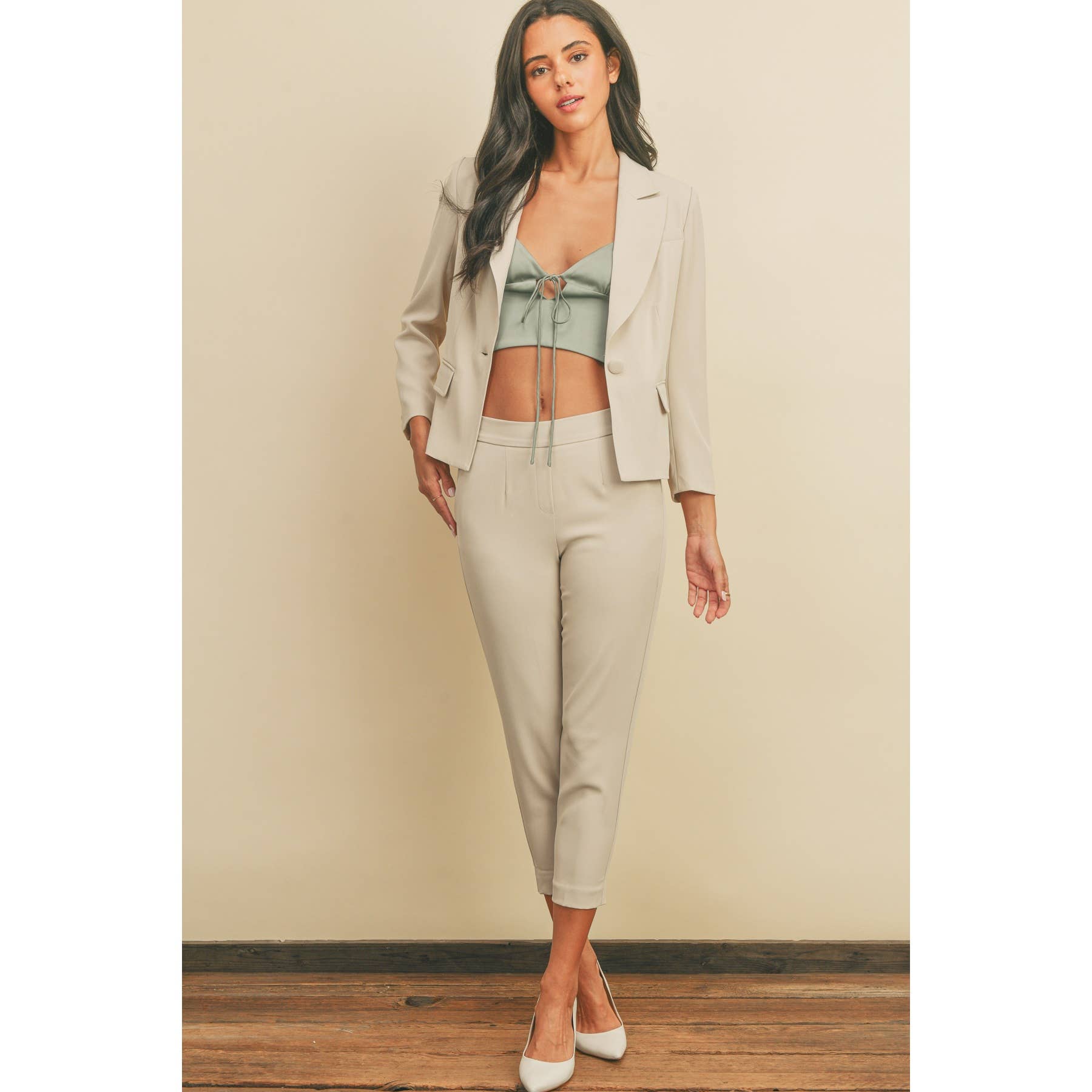 Dress Forum - Wholesale Blouse - Women's - Cross Back Triangle Brami Top (1)19