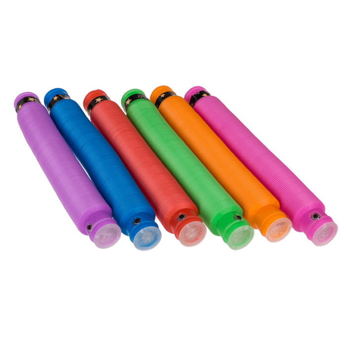 Out of the blue KG - Wholesale Fidget Toy - Kids - Fidget Pop Tube with LED, approx. 20 cm,3