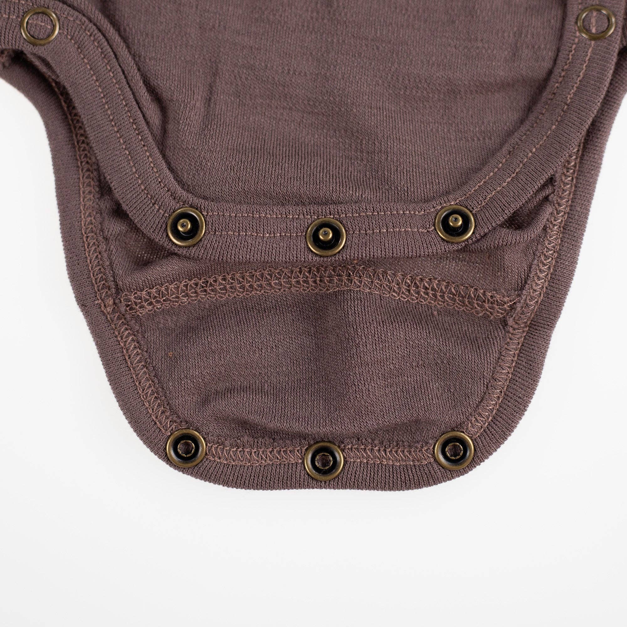 Lille Barn - Vente Body (sans pieds) – bébé - Body cache-cœur à manches longues en laine mérinos - Peppercorn4