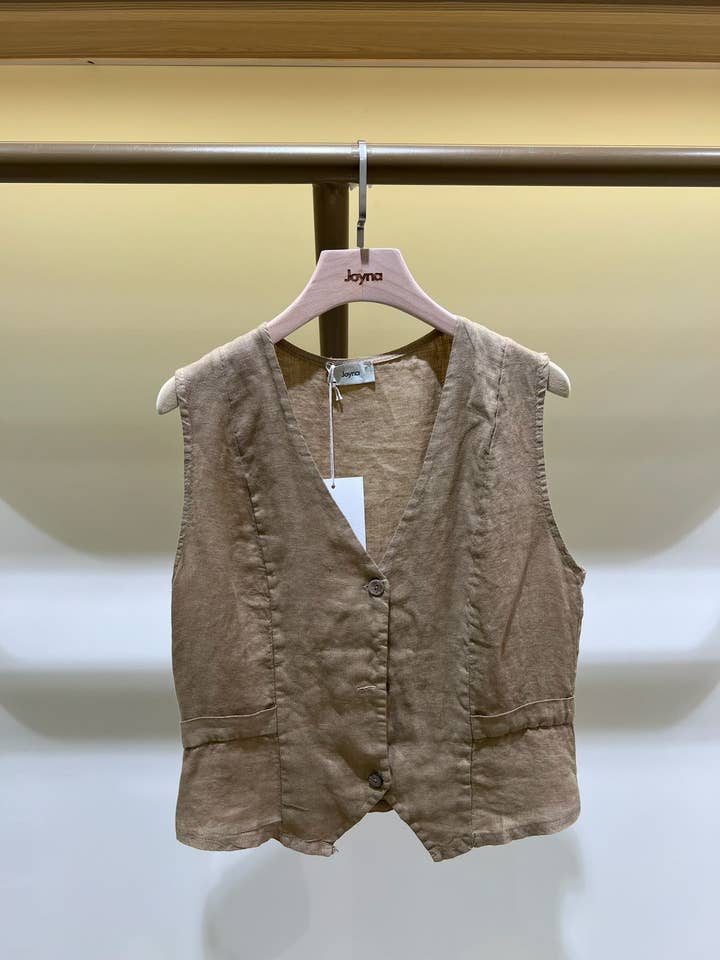 Joyna - Vente Gilet de tailleur – femme - C08894 GILET SANS MANCHES7