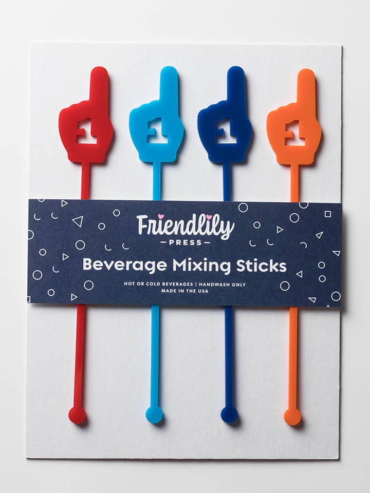 Foam Finger Acrylic Collection for wholesale by Friendlily Press