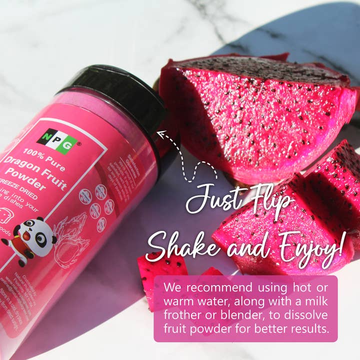 Natural Plus Green - Wholesale Protein/Superfood Powder - NPG Pure Red Dragon Fruit Powder 7 Oz2