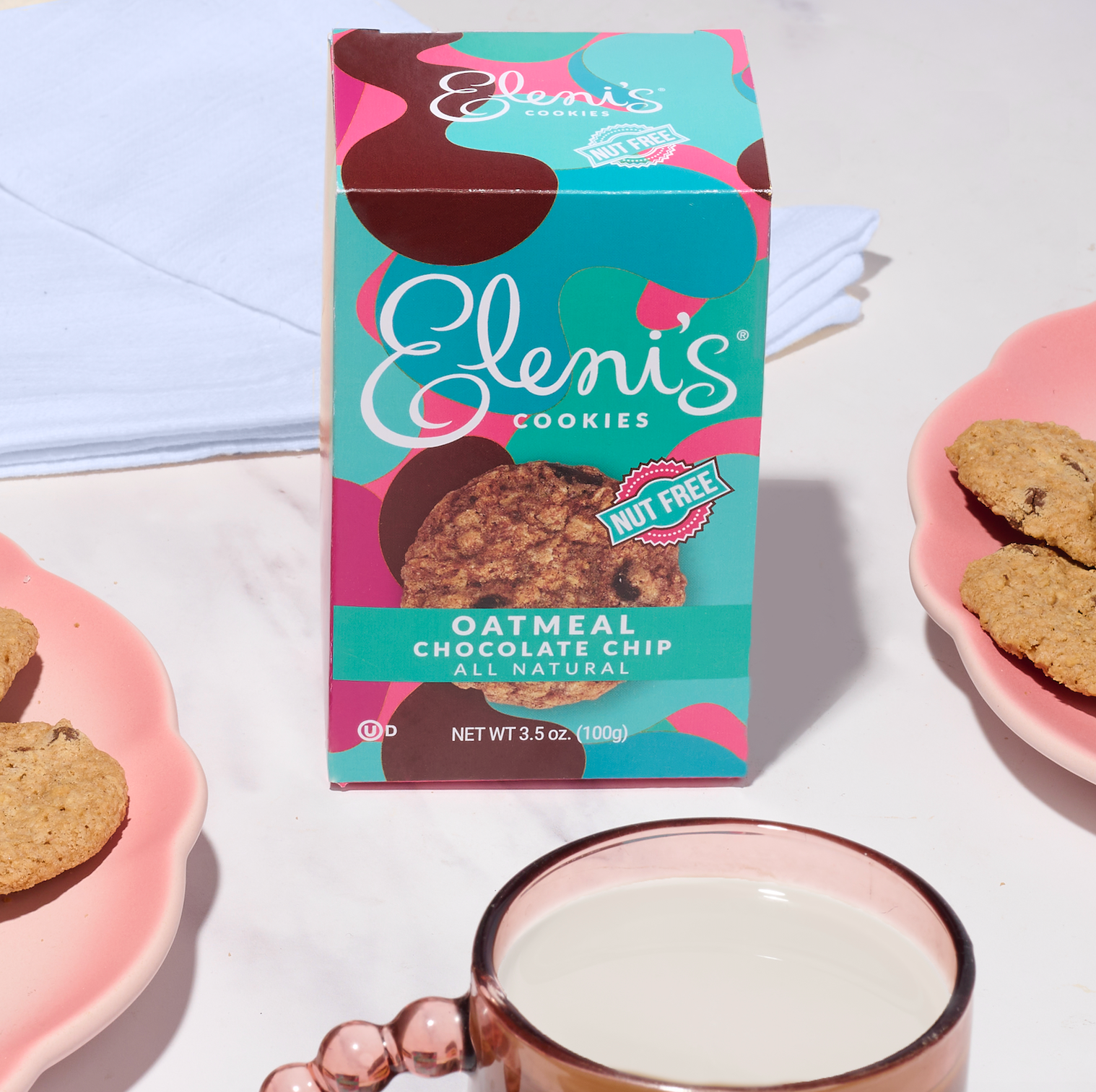 Eleni's Cookies - Wholesale Cookie - Oatmeal Chocolate Chip Cookie Rectangle Box1