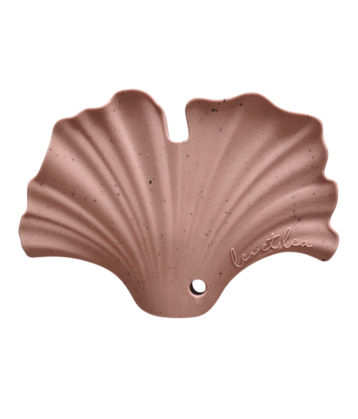 leo et lea france - Vente Anneau de dentition sans clip – bébé - Hochet de dentition Gingko en silicone leo et lea1