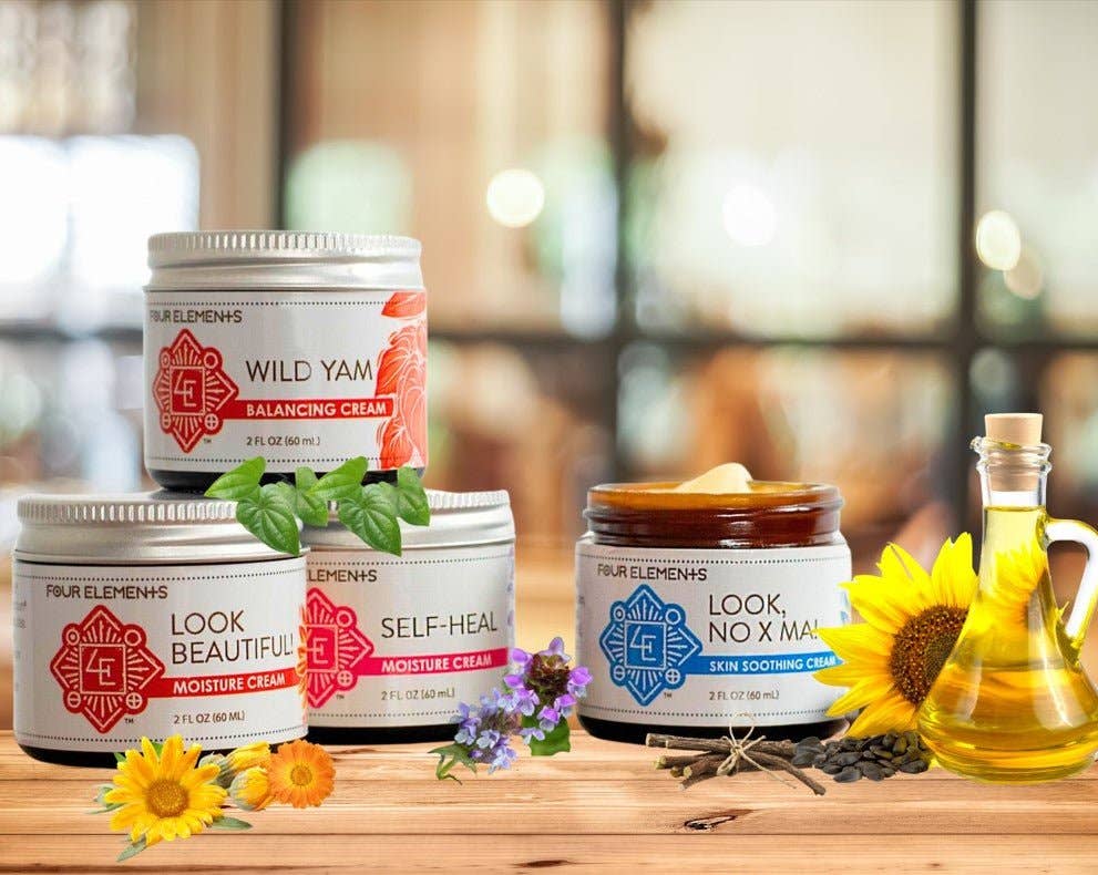 Four Elements Organic Herbals - Wholesale Healing Salve/Balm/Cream - Wild Yam Balancing Cream - 2 oz4