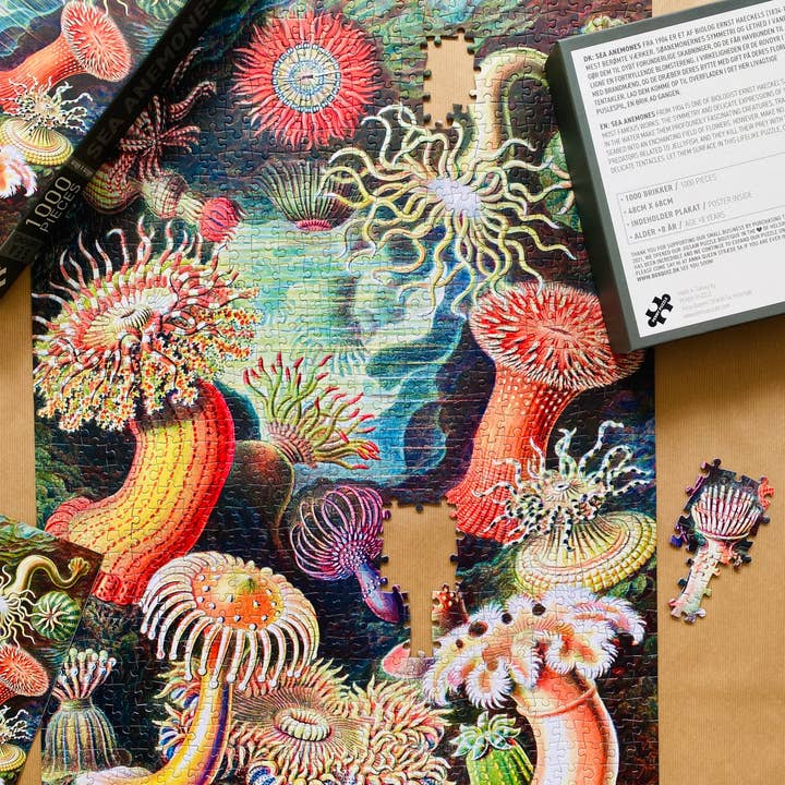Penny Puzzle - Wholesale Puzzle - Adult - Sea Anemones 1000 piece Vintage jigsaw puzzle9