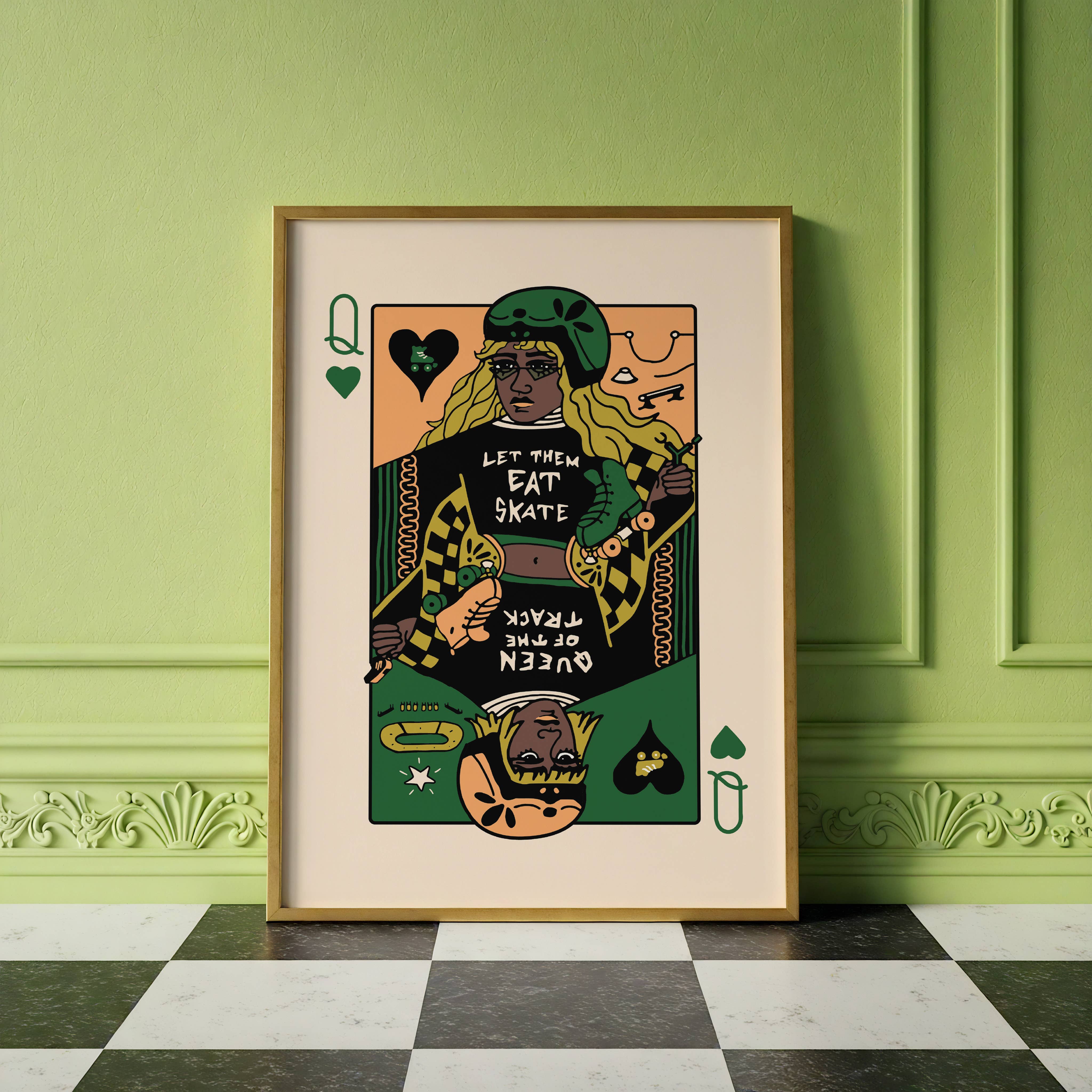 Create & Skate Factory - Wholesale Art Print - Queen of Skates Art Print9
