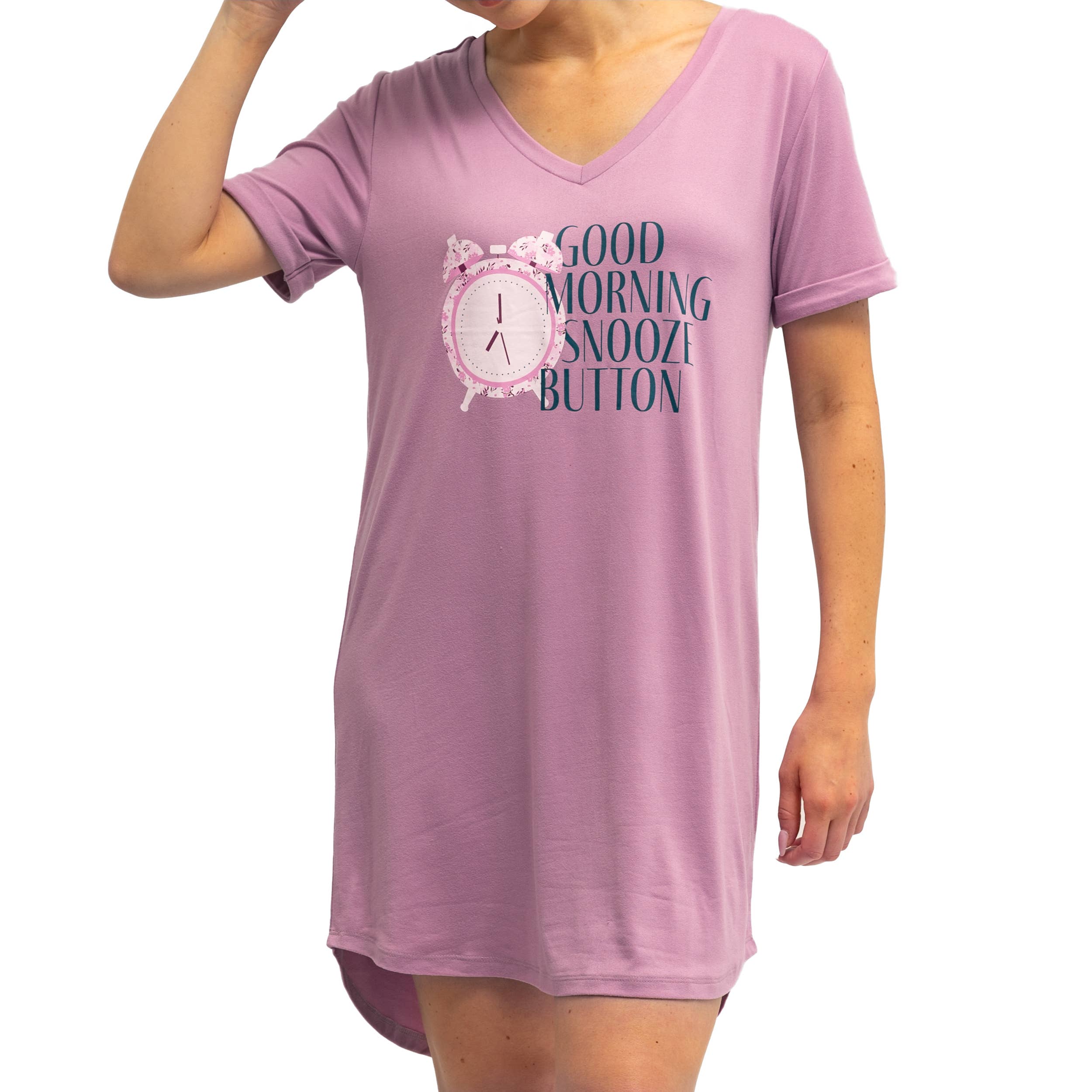 DM Merchandising - Wholesale Pyjamahemd - Dames - Hello Mello® Let Me Sleep Shirt met V-hals 3.0 Open voorraad2