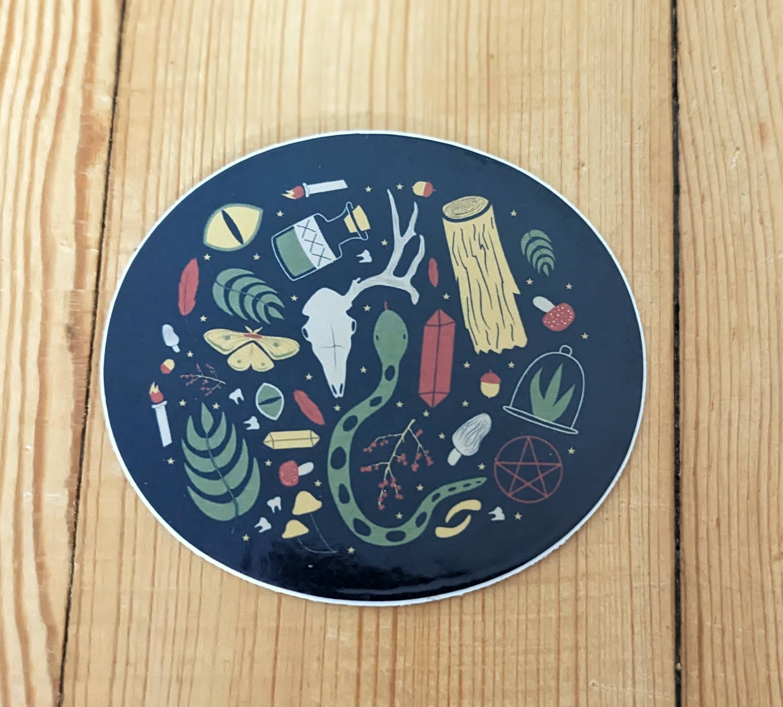 Sadsquatch - Wholesale Sticker - Witchy Stuff - Spooky Witchcraft Occult Vinyl Sticker0