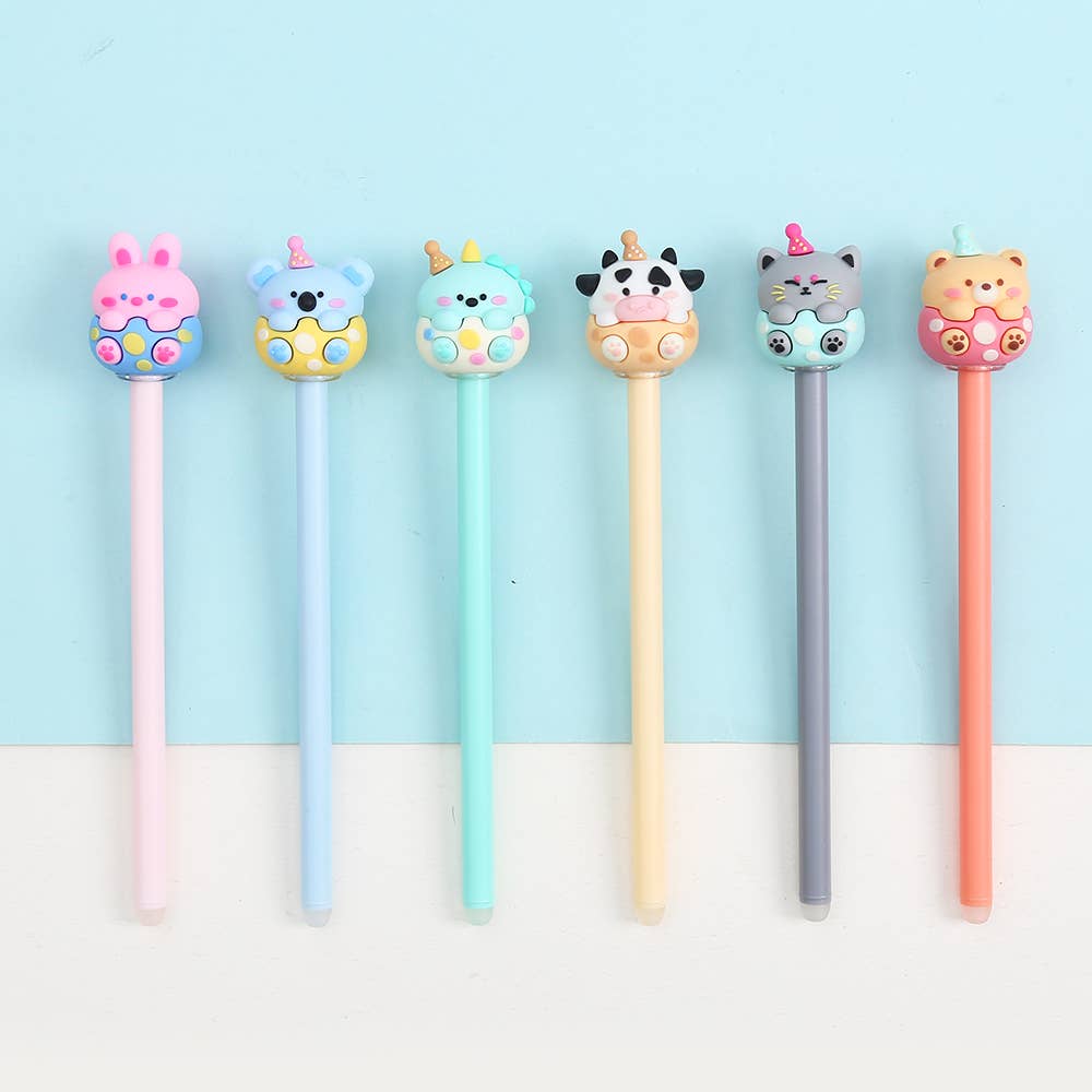 BCmini - Wholesale Pen - 22668 Birthday Animals Gel Pen-365