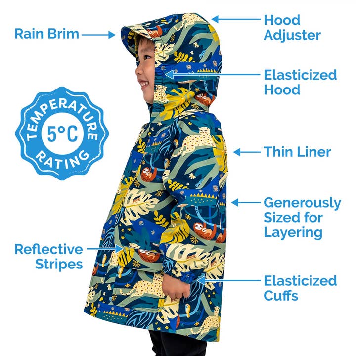 Jan & Jul - Wholesale Raincoat - Kids - Lavender | Puddle-Dry Waterproof Jacket
