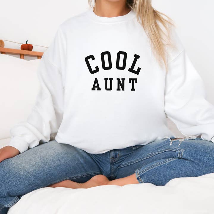 P E T I T R U E – Camisola gráfica - Mulher por atacado – Camisola de Tia Fixe para o Dia da Mãe2