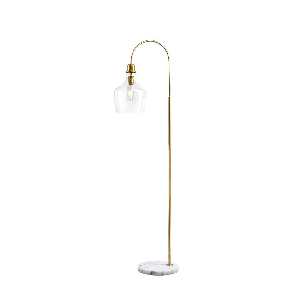 Olliix - Wholesale Floor Lamp - Bell-Shaped Gold Base Floor Lamp1