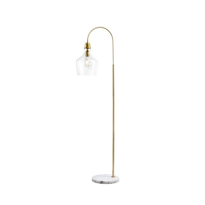 Olliix - Wholesale Floor Lamp - Bell-Shaped Gold Base Floor Lamp1