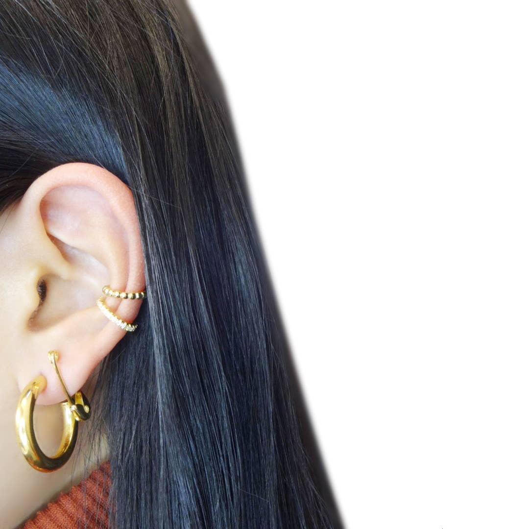 KIKICHIC - Wholesale Hoop Earrings - Lightweight Chunky Hoops Open (25mm)7