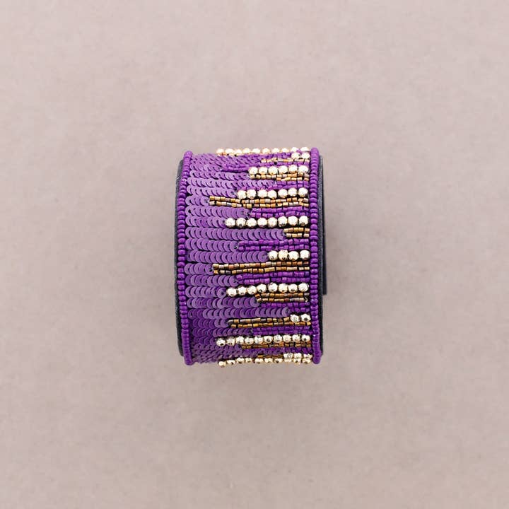 Sonata - Wholesale Bangle Bracelet - Adjustable Rain Sequins Bracelet3