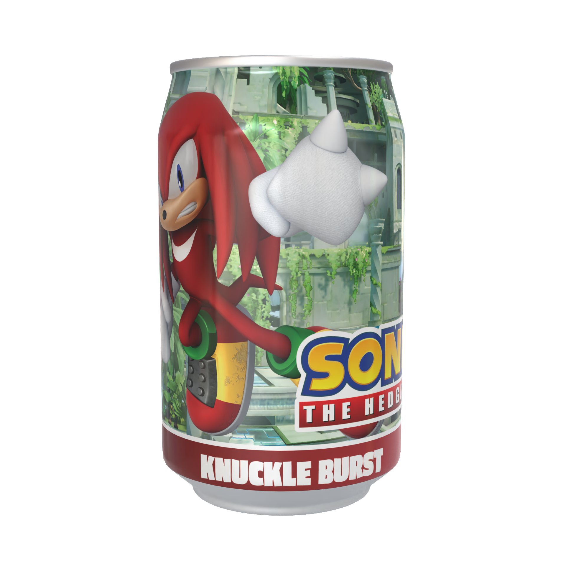 Kawaji - Wholesale Soda/Carbonated Drink - Sonic the Hedgehog Knuckle Burst - Summer Fruits  Flavour Soda Can 330ml Standard1