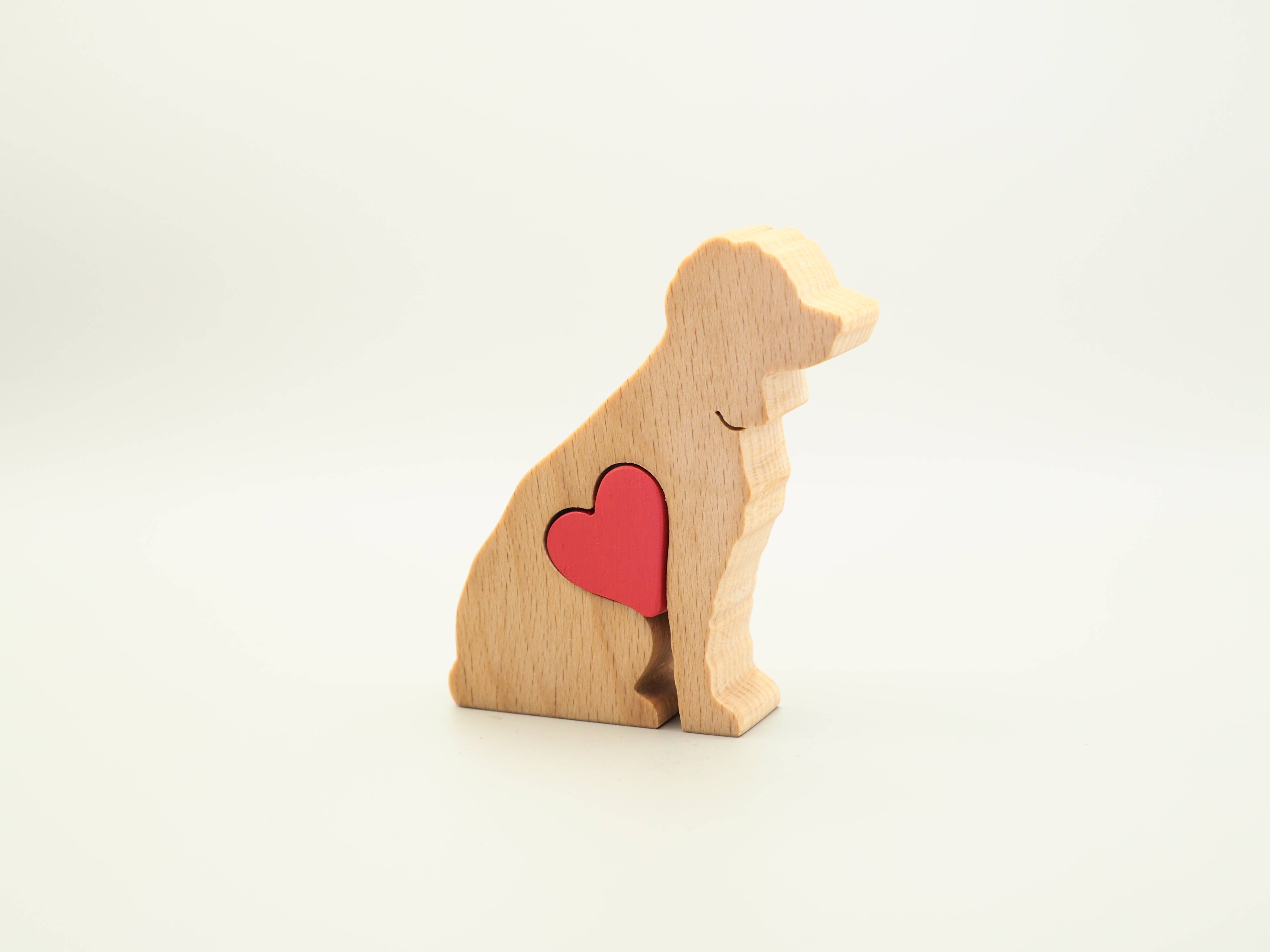 Wood Metamorphosis - Wholesale Decorative Figurine - Wooden Dog Decorative Figurine Starter Pack - MEDIUM6