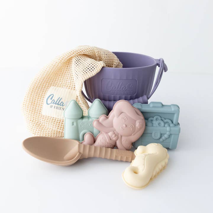 Mermaids Cove Silicone Beach Toy Set for wholesale by Calla & Friends