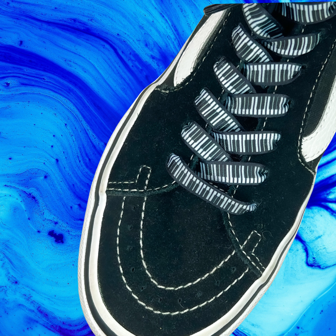 Spiffy Laces – wholesale Shoelaces – Unisex – Keyboard Shoelaces 100% Recycled FLAT Premium Shoelaces6