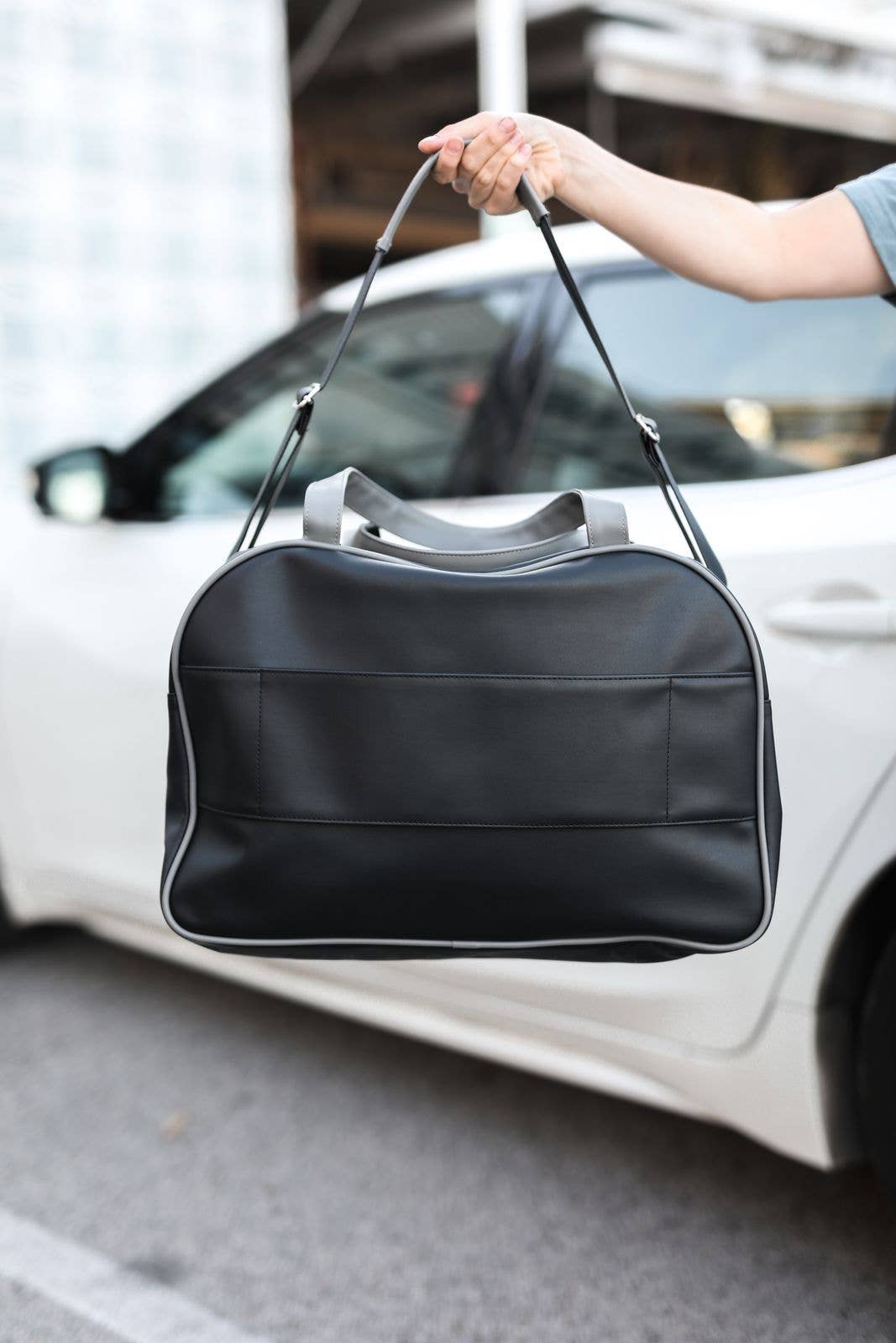 Jadelynn Brooke - Wholesale Duffel- en weekendtas - Dames - Duffle Bag Weekender - Travel (zwart/grijs)5