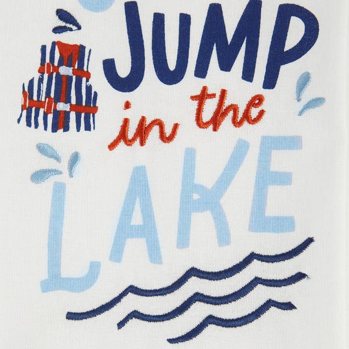Design Imports - Wholesale Tea Towel - Go Jump In The Lake Embellished Dishtowel2
