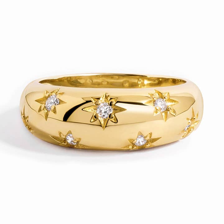 Sami Jewels – Engroshandel Ring med sten – Star Dome ring0