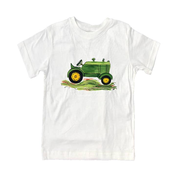 Camiseta de algodón 412 Green Tractor para venta al por mayor de Designs By Beverly, LLC