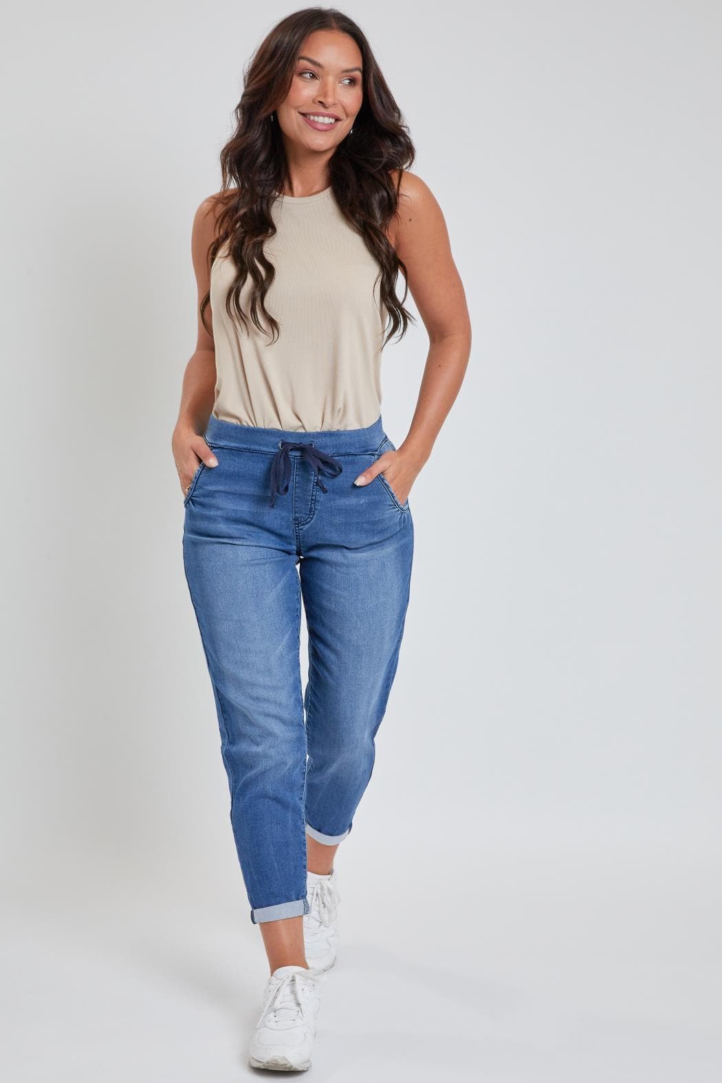 YMI - Wholesale Lounge Sweatpants/Joggers - Women's - Petite Kozy Fit Mid Rise Jogger-PP367648