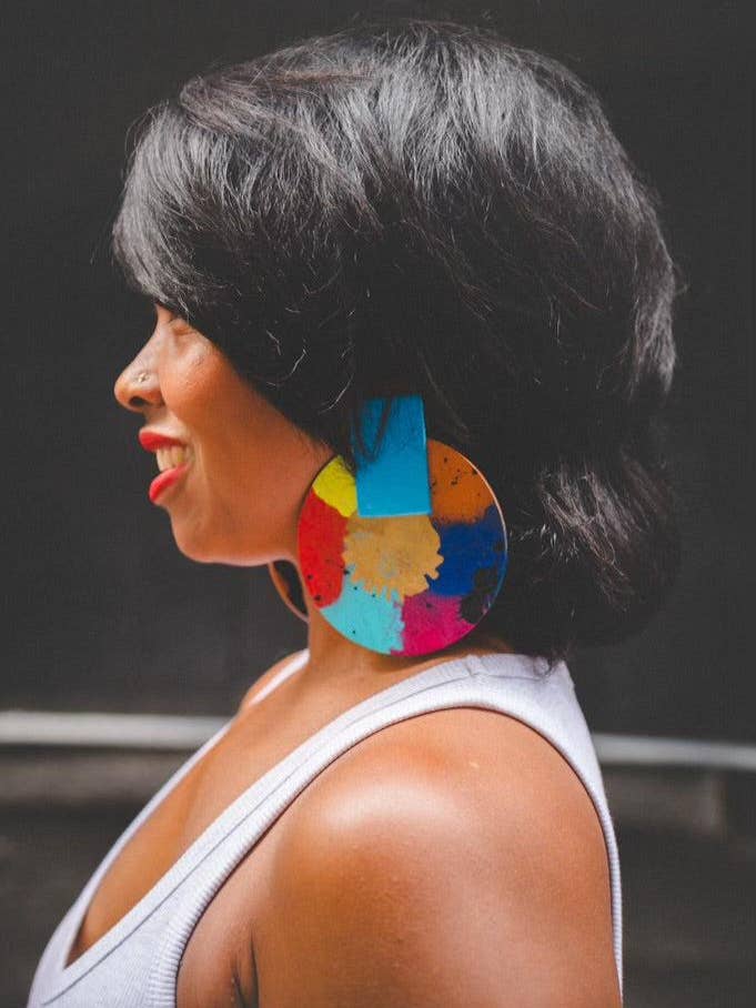 KELLI - Abstract Stud - 2 Sizes for wholesale by AND-MADE by Hand