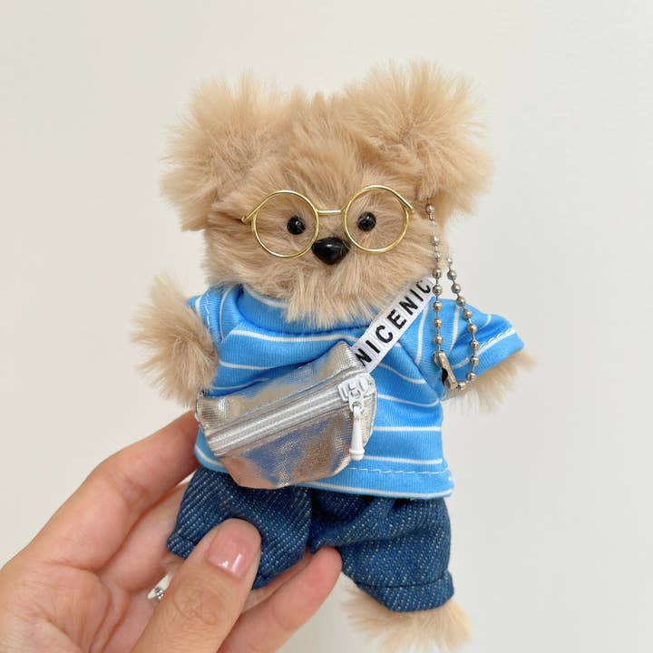 MODEUN SHOP - Wholesale DIY Craft Kit - FANNY PACK MORU BEAR DIY KEYCHAIN KIT6
