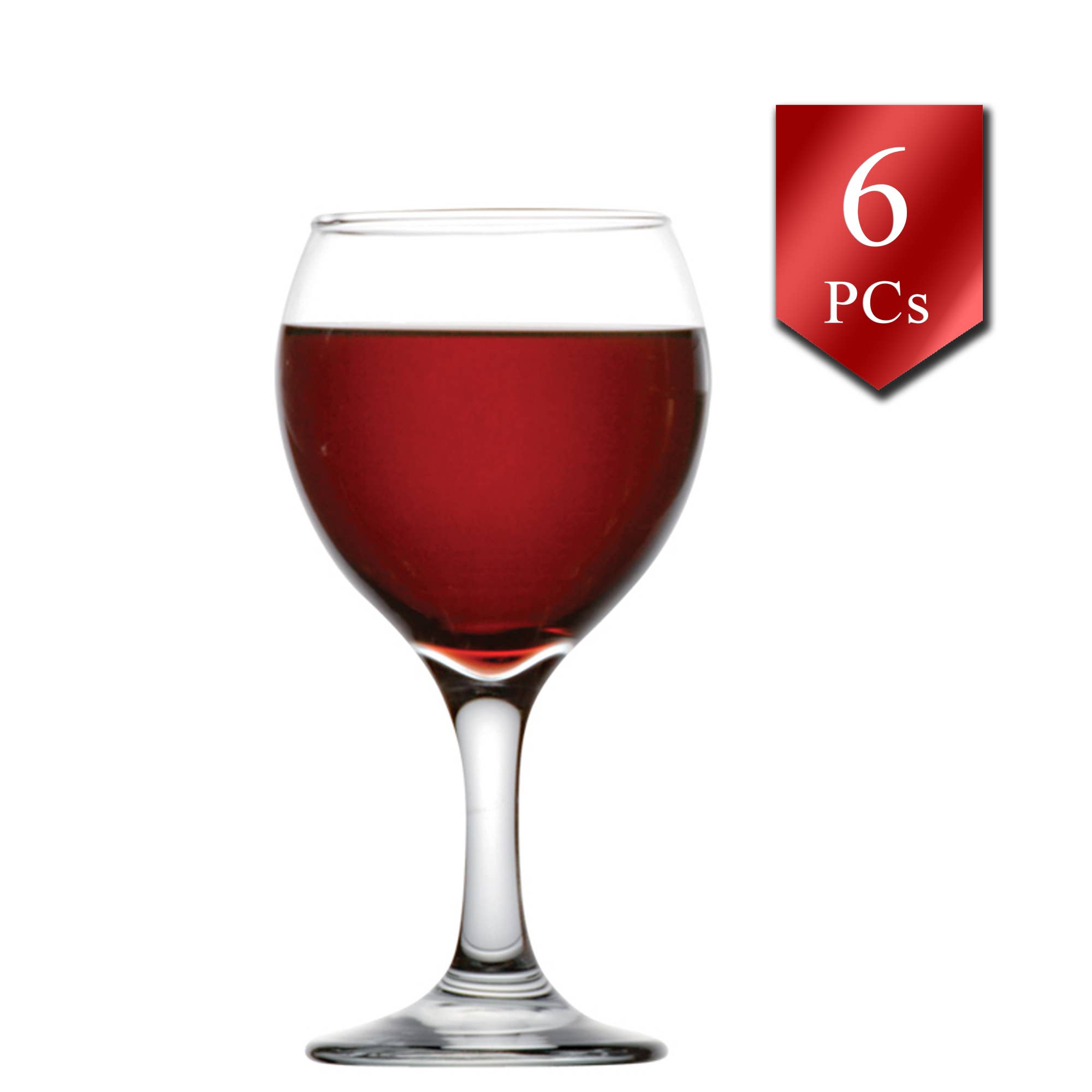 Hakan – wholesale Wine glass – Red Wine Glasses Set of 6, Stemmed Non-Leaded Wineware, 7.21