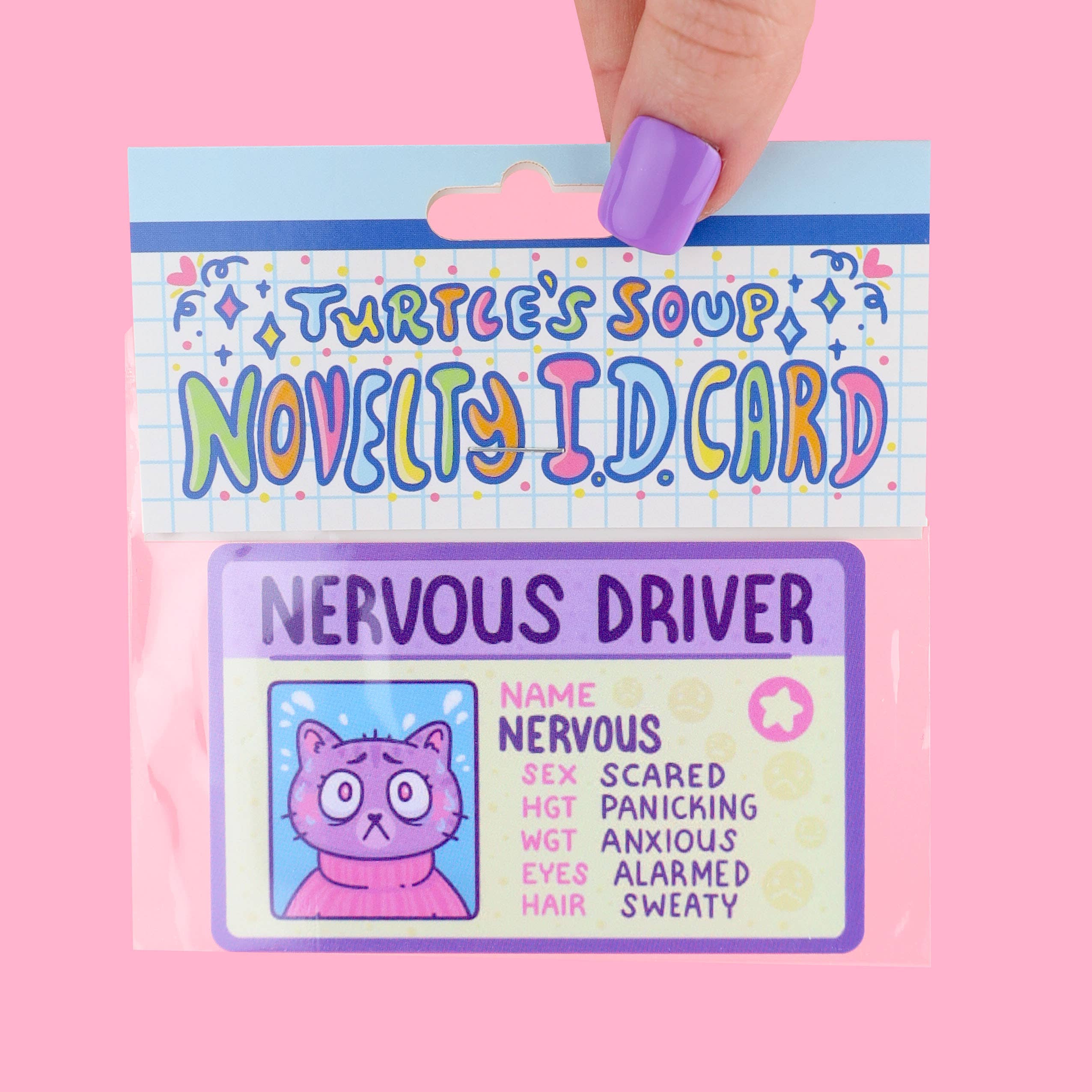 Turtle's Soup - Wholesale Gag Gift/Novelty Gift - Nervous Driver Fake Drivers License2