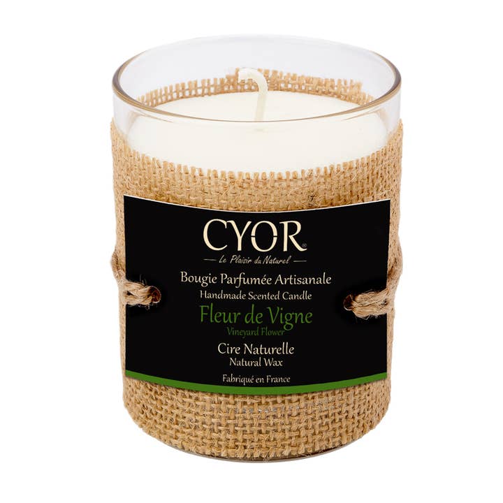 Vine Flower Natural Candle for wholesale by CYOR