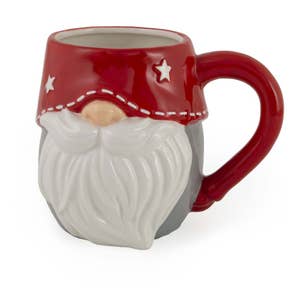 Tabletop Santa Gnome Mug Christmas Primitives By Kathy - Drinkware