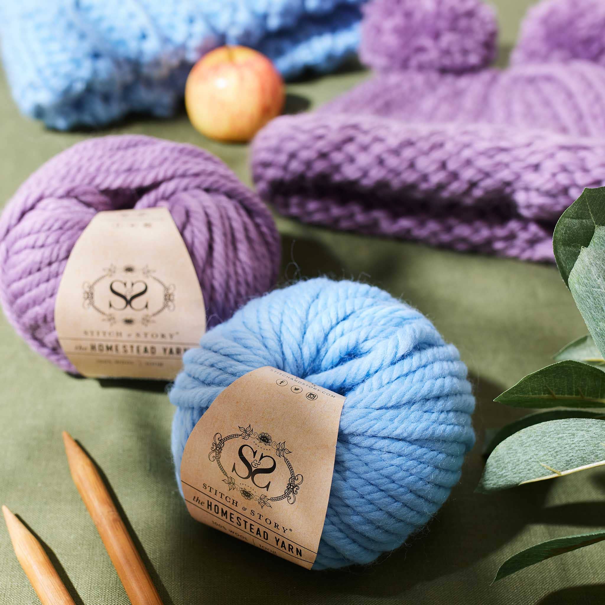 Stitch & Story – Engroshandel Garn – The Homestead Yarn - Tykt garn til begyndere og hurtige projekter8