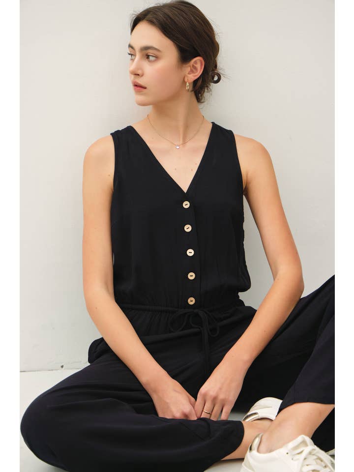 Be Cool - Vente Combinaison – femme - COMBINAISON À BOUTONS ET COL EN V3