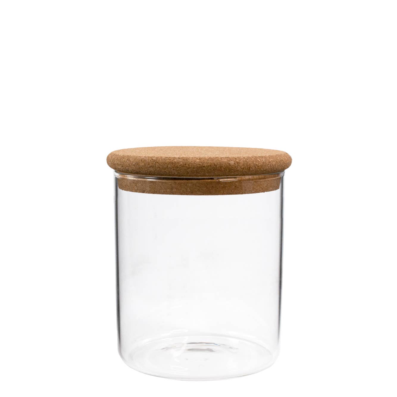 KITCHEN BASICS Canister Borosilicate/Cork Lid 24oz for wholesale by Port-Style Enterprises Inc.