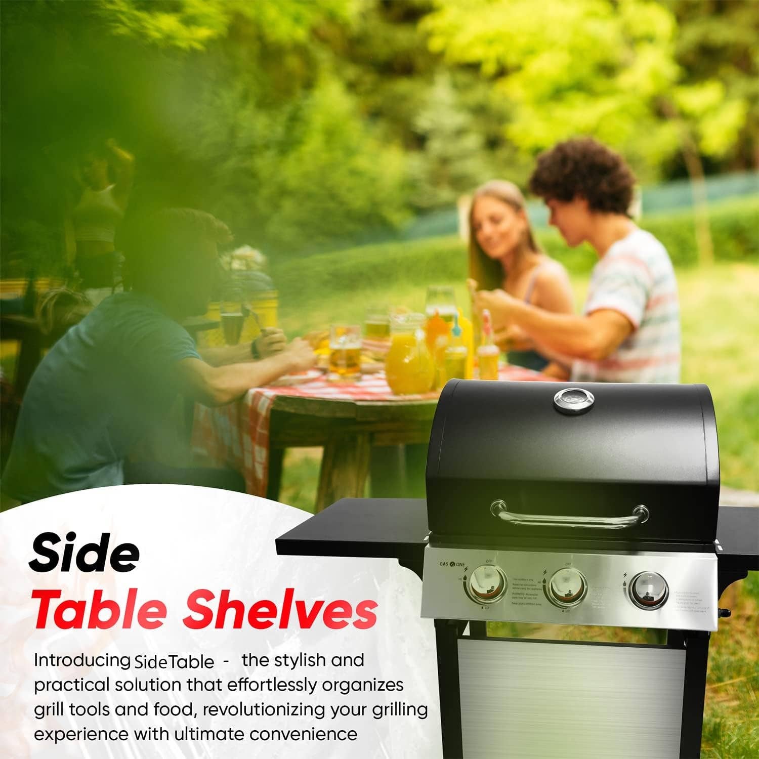 ShipItFurniture - Wholesale Outdoor Grill Tools - 3 Burner Stainless Steel Propane Gas Grill With Cabinet5