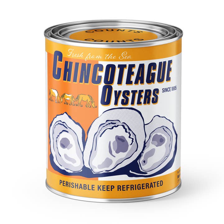 Bougie style huître Chincoteague Vintage pour la vente par Annapolis Candle