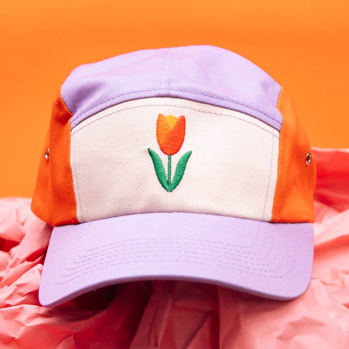 5-Panel Cap - Tulip for wholesale by Tiny Deer Studio
