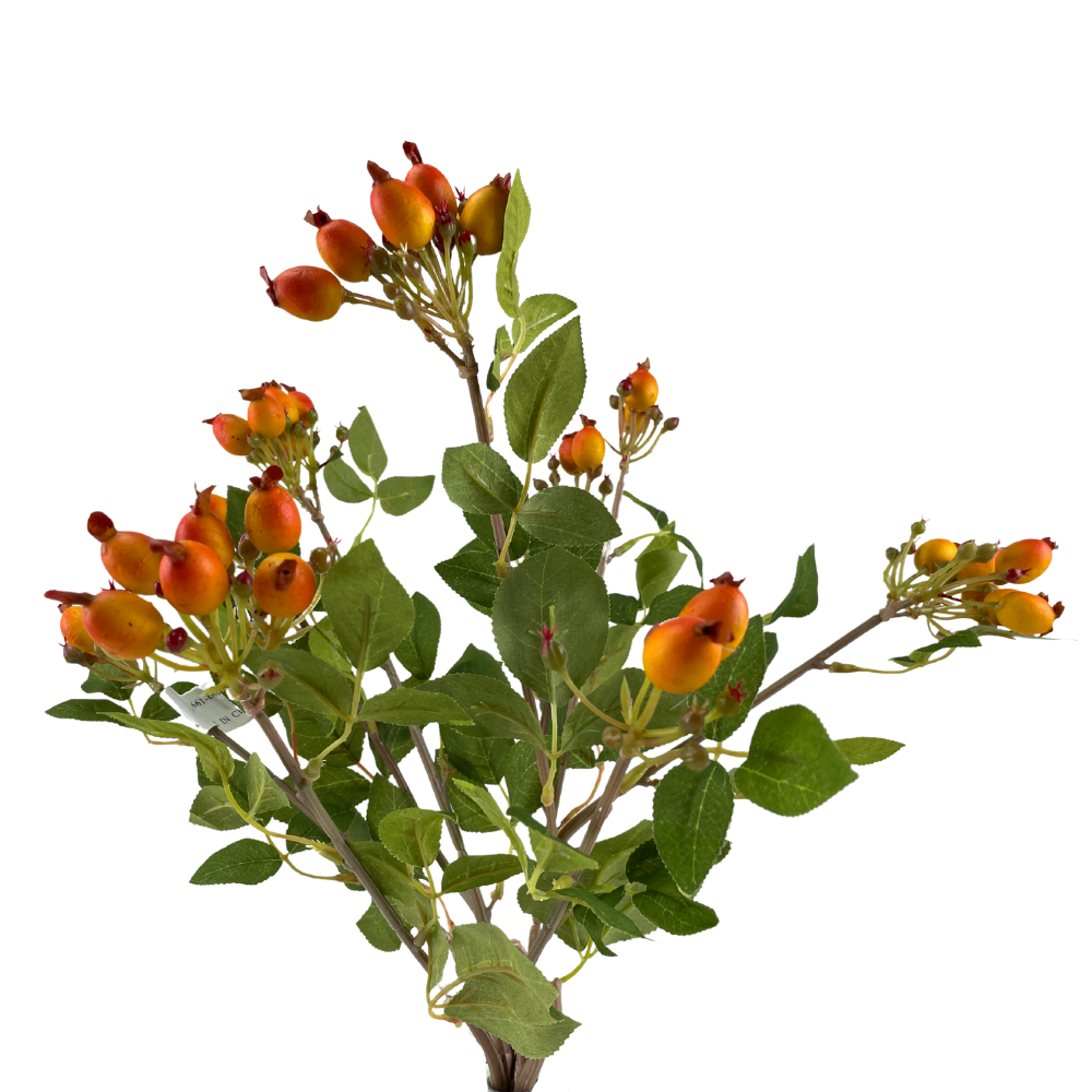 Trendy tree – Flores artificiais por atacado – Roseira Mosqueta 17" SB55661-0860