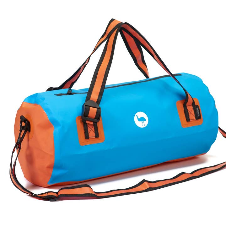 40L Dry Bag Duffel - Blue/Orange for wholesale by Go Emu - Lifestyle Accessories