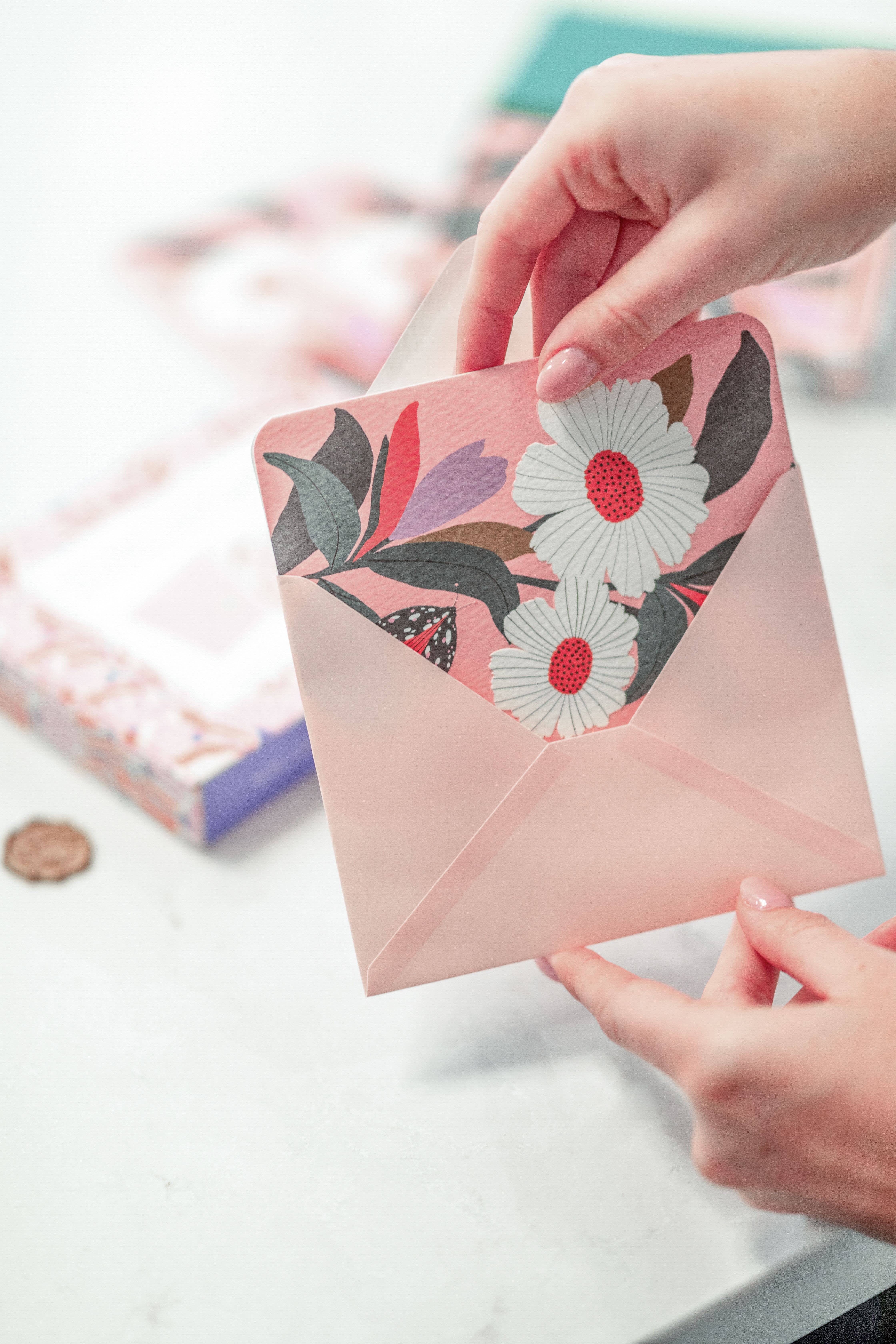 Studio Oh! - Wholesale Stationery/Notecard Set - Blossoming Reflections Note Cards with Matching Wax Seals3