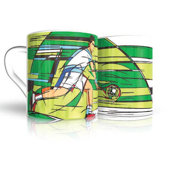 Bone China Mug Tennis voor wholesale door THE MUSIC GIFTS COMPANY
